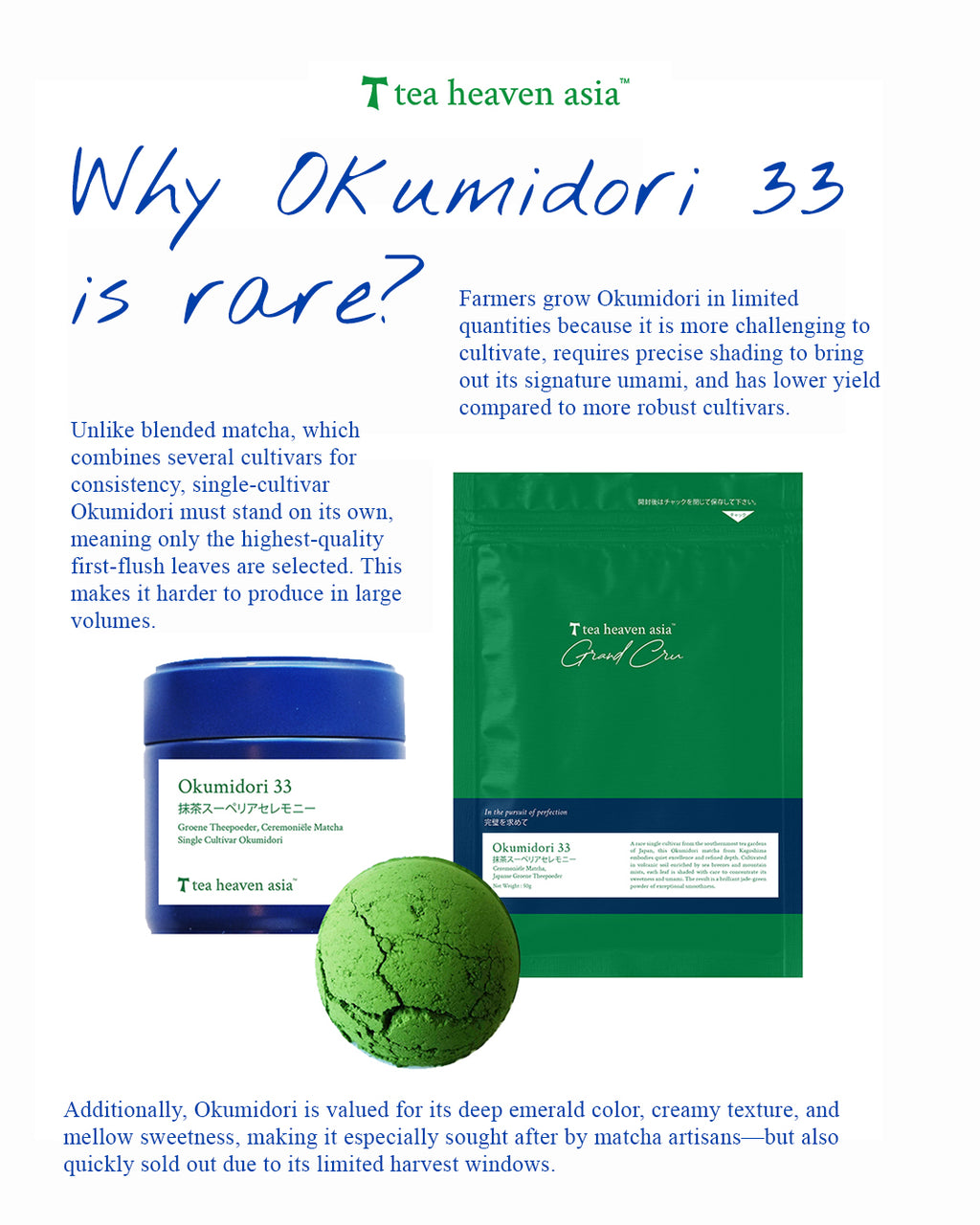 Matcha Supreme Ceremonial - Okumidori 33