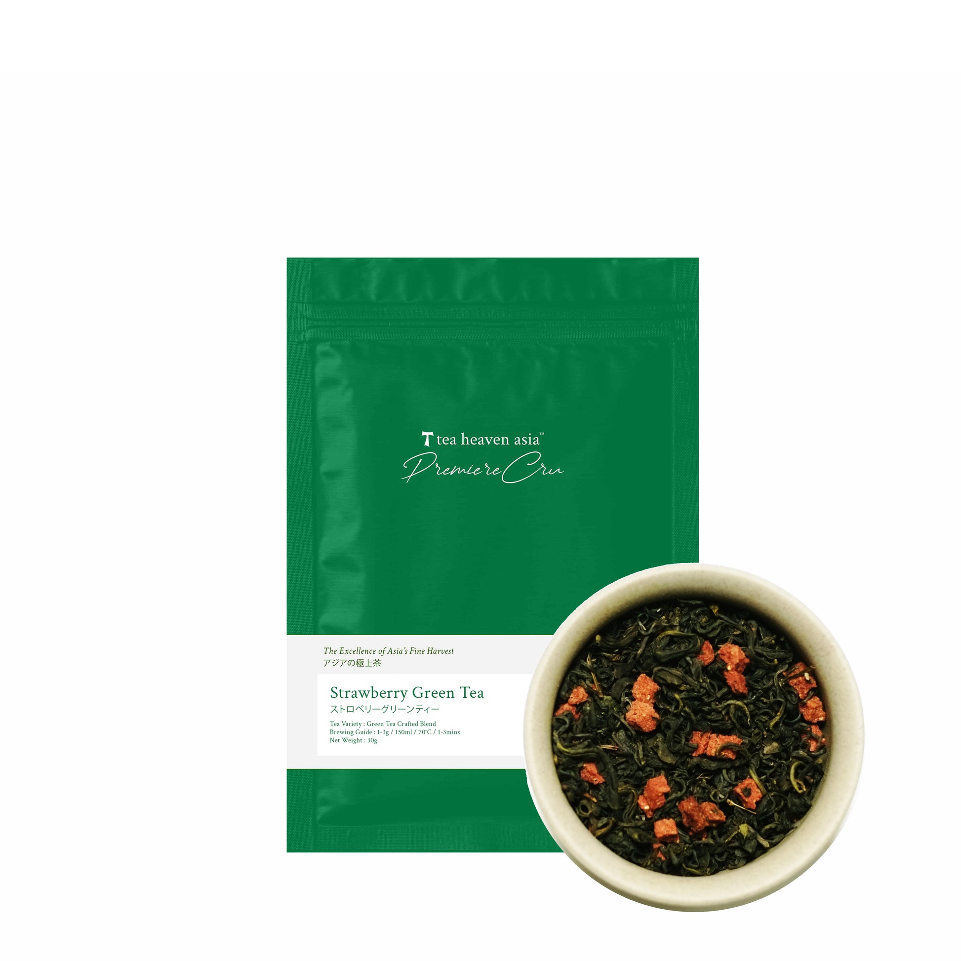 Strawberry Green Tea 30g
